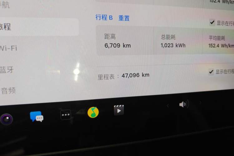 Used Tesla Model Y 2022 Rear-Wheel-Drive Version Odometer Close Up