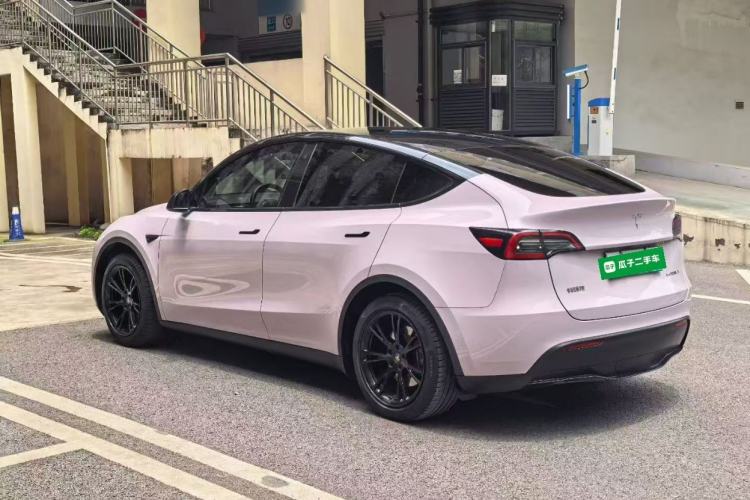 Used Tesla Model Y 2022 Revised Version Rear-Wheel Drive Rear Left 45 Deg