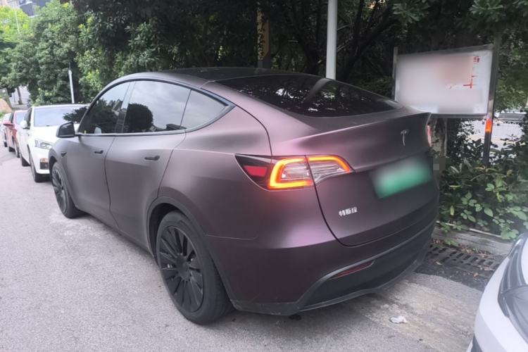 Used Tesla Model Y 2022 Rear-Wheel-Drive Version Rear Left 45 Deg