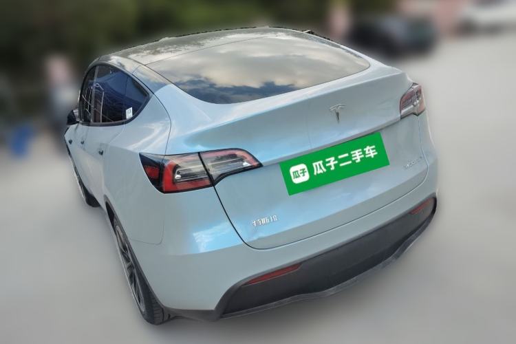 Used Tesla Model Y 2022 Rear-Wheel-Drive Version Rear Left 45 Deg