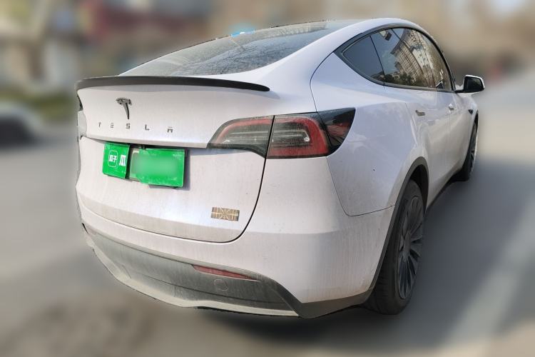 Used Tesla Model Y 2022 Revised Version Long-Range All-Wheel Drive Rear Right 45 Deg