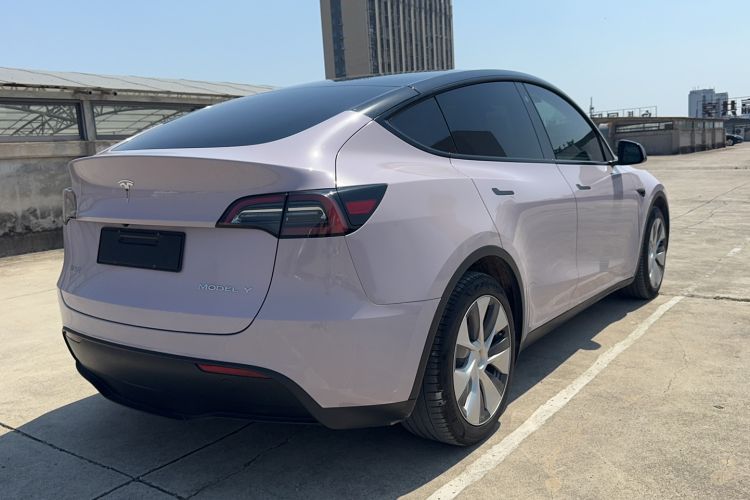 Used Tesla Model Y 2022 Revised Version Rear-Wheel Drive Rear Right 45 Deg
