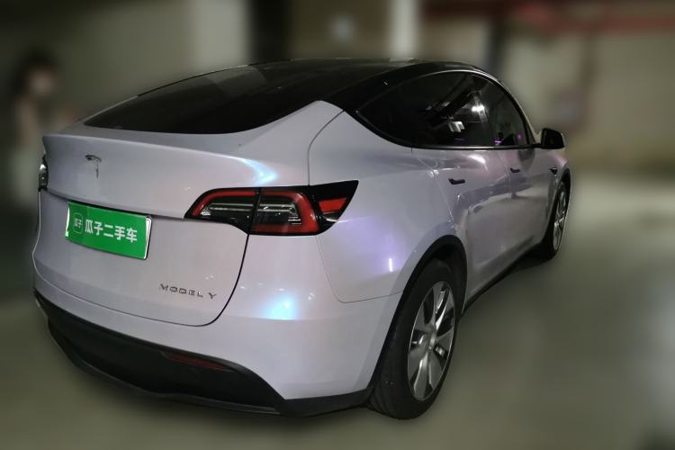 Used Tesla Model Y 2022 Revised Version Rear-Wheel Drive Rear Right 45 Deg