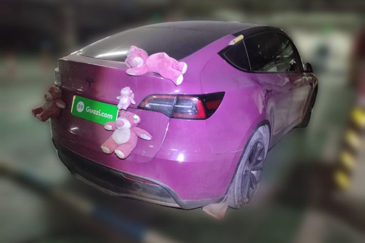 Used Tesla Model Y 2022 Revised Version Rear-Wheel Drive Rear Right 45 Deg
