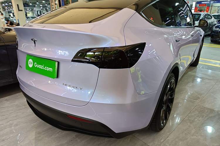 Used Tesla Model Y 2022 Revised Version Rear-Wheel Drive Rear Right 45 Deg