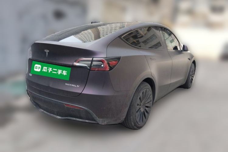 Used Tesla Model Y 2022 Revised Version Rear-Wheel Drive Rear Right 45 Deg