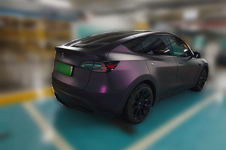 Used Tesla Model Y 2022 Revised Version Rear-Wheel Drive Rear Right 45 Deg