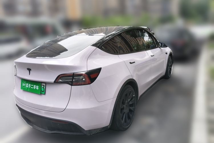 Used Tesla Model Y 2022 Revised Version Rear-Wheel Drive Rear Right 45 Deg
