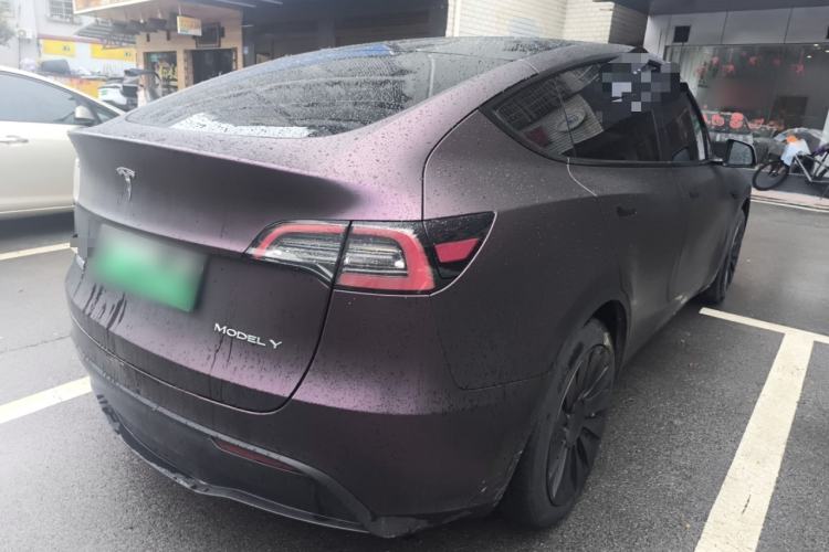 Used Tesla Model Y 2022 Rear-Wheel-Drive Version Rear Right 45 Deg