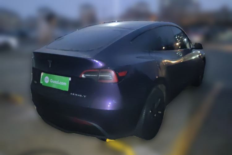 Used Tesla Model Y 2022 Revised Version Rear-Wheel Drive Rear Right 45 Deg