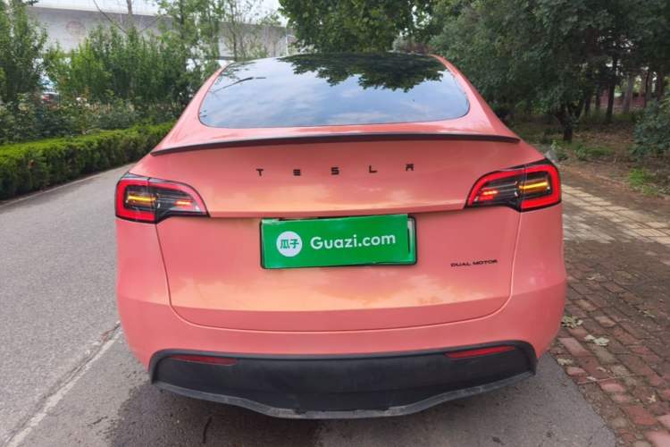 Used Tesla Model Y 2022 Revised Version Long-Range All-Wheel Drive Rear