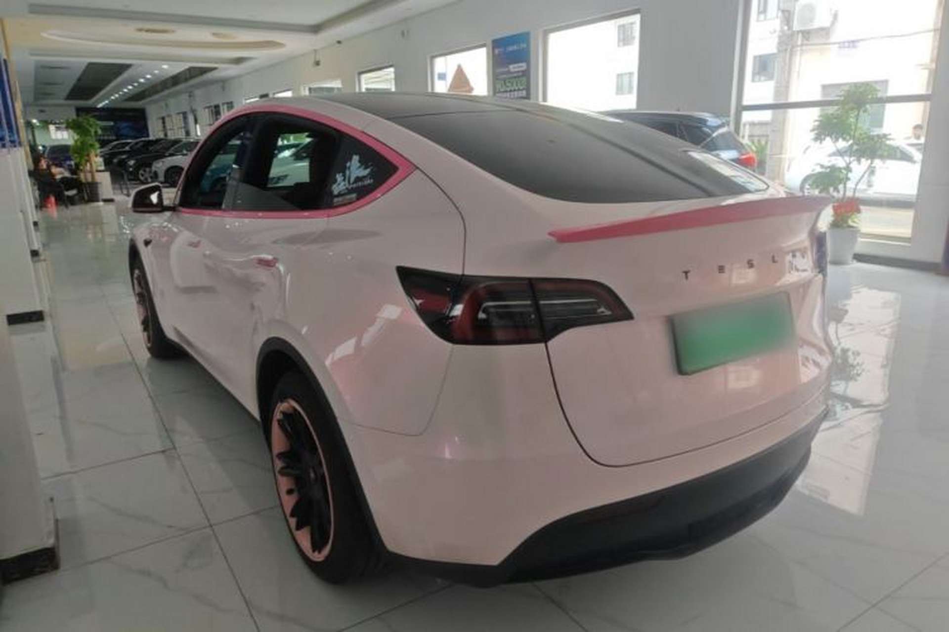 Used Tesla Model Y 2022 Revised Version Rear-Wheel Drive Rear Left 45 Deg