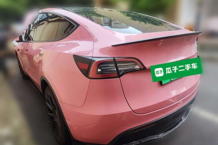 Used Tesla Model Y 2022 Long-Range All-Wheel-Drive Version Rear Left 45 Deg