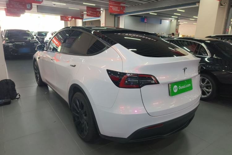 Used Tesla Model Y 2022 Rear-Wheel-Drive Version Rear Left 45 Deg