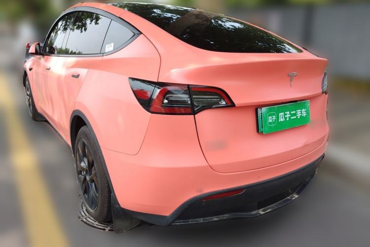 Used Tesla Model Y 2022 Long-Range All-Wheel-Drive Version Rear Left 45 Deg