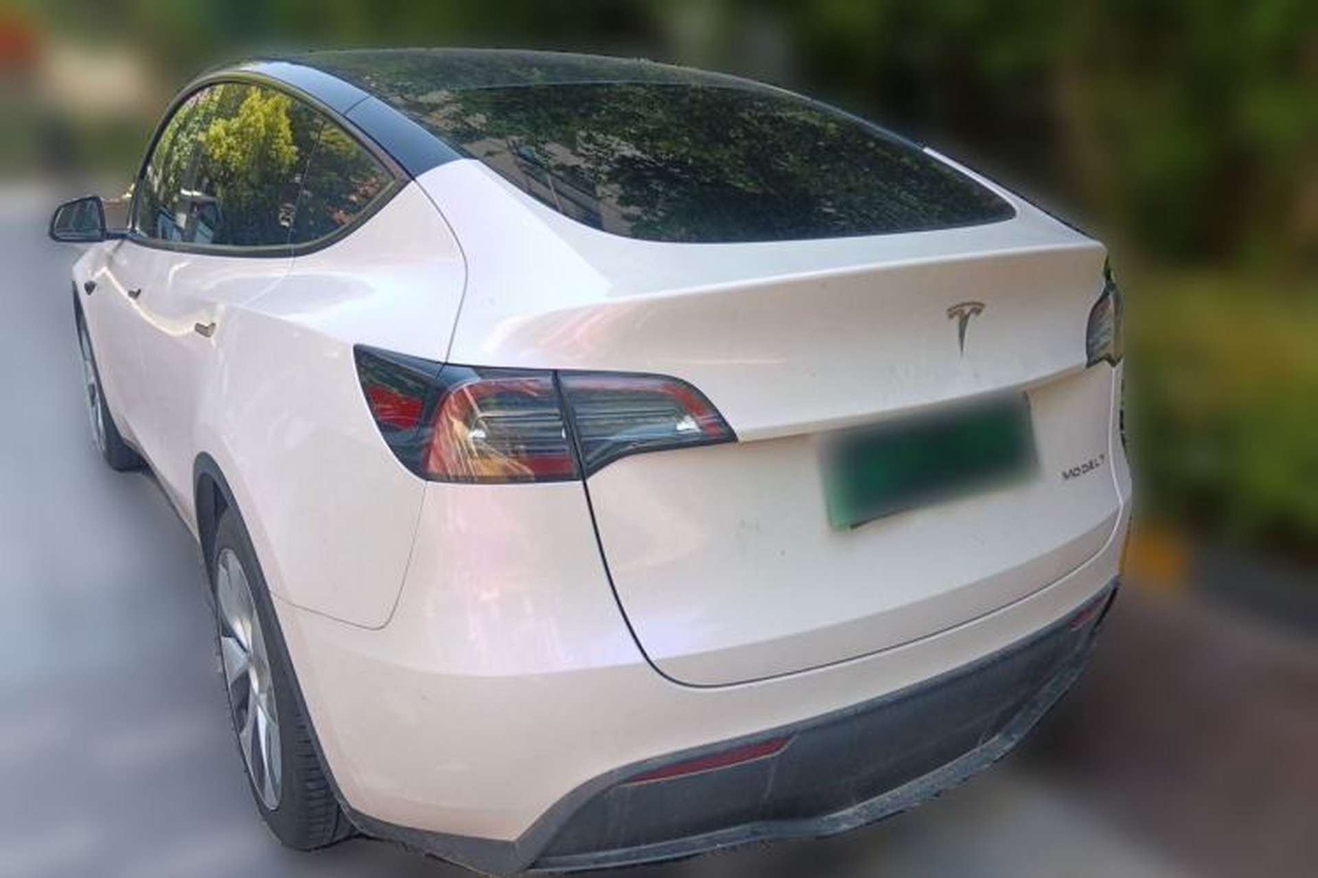 Used Tesla Model Y 2022 Revised Version Rear-Wheel Drive Rear Left 45 Deg