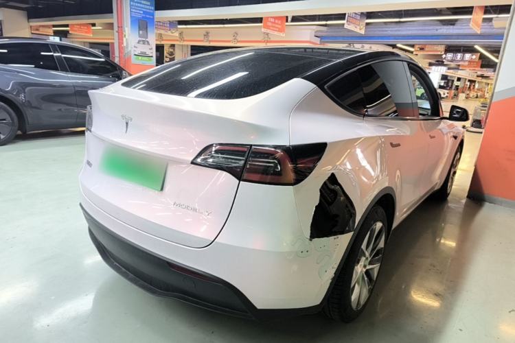 Used Tesla Model Y 2022 Revised Version Rear-Wheel Drive Rear Right 45 Deg