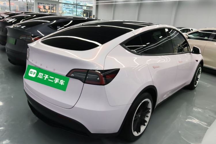 Used Tesla Model Y 2022 Revised Version Rear-Wheel Drive Rear Right 45 Deg