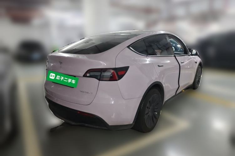 Used Tesla Model Y 2022 Revised Version Rear-Wheel Drive Rear Right 45 Deg