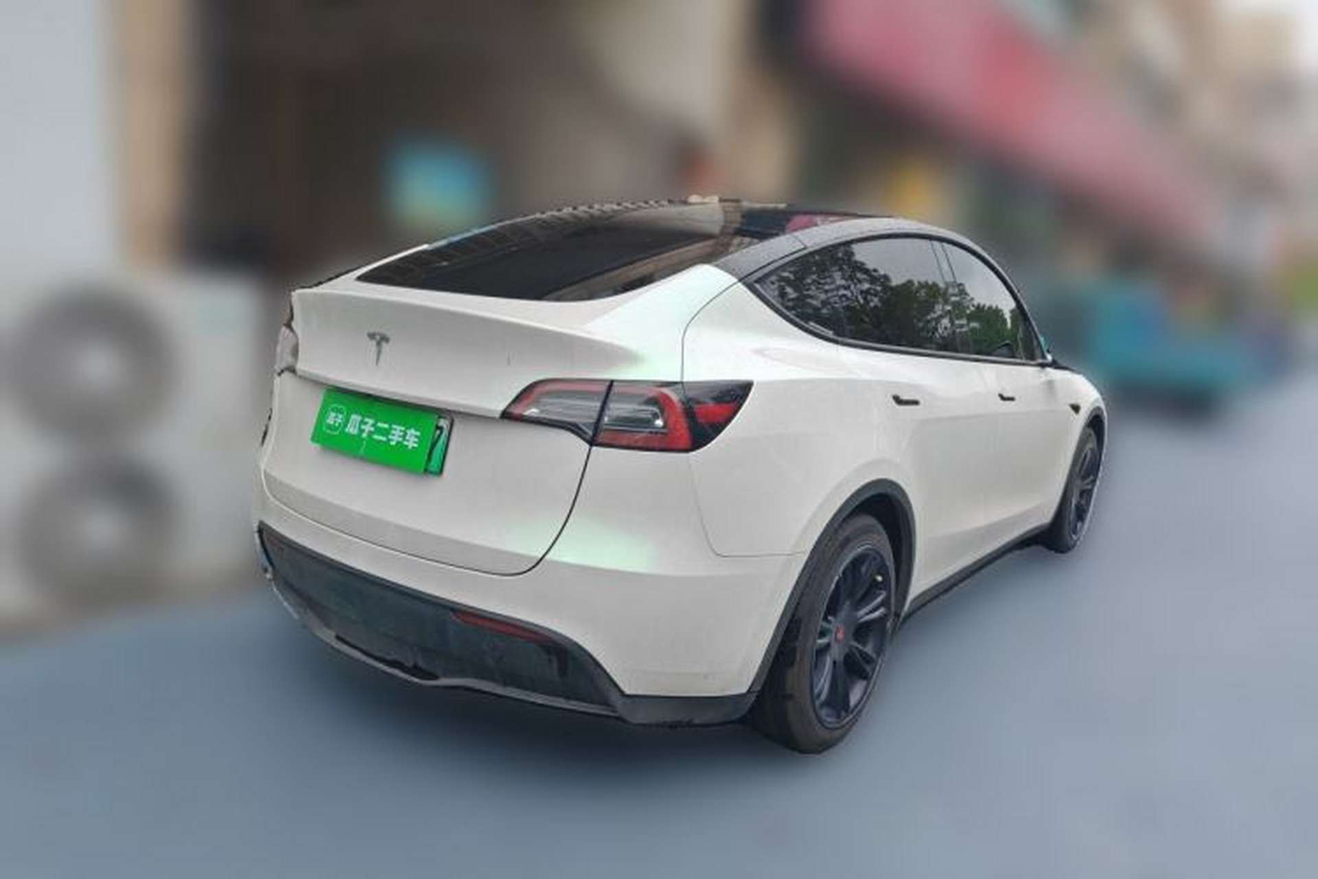Used Tesla Model Y 2022 Rear-Wheel-Drive Version Rear Right 45 Deg