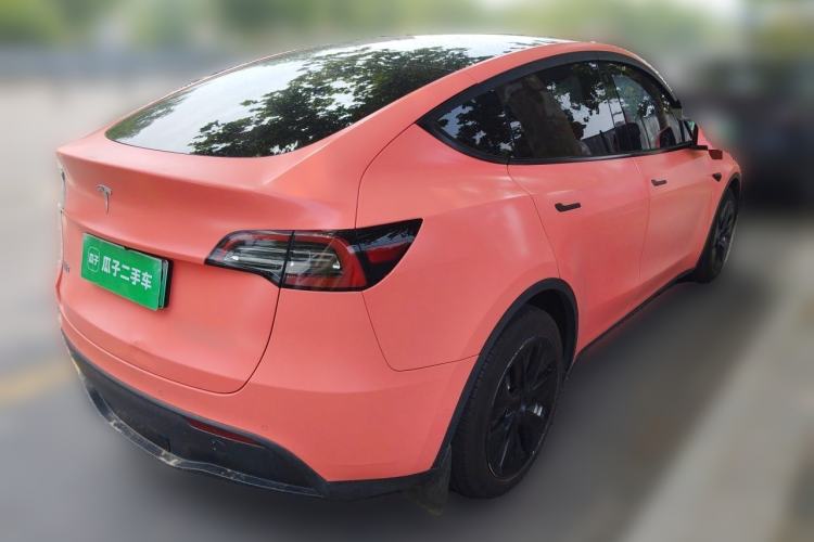 Used Tesla Model Y 2022 Long-Range All-Wheel-Drive Version Rear Right 45 Deg