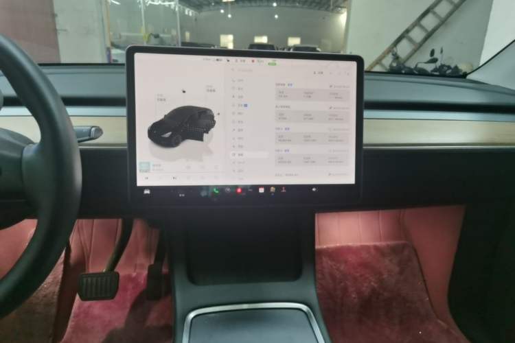 Used Tesla Model Y 2022 Revised Version Long-Range All-Wheel Drive Audio And AC Panel