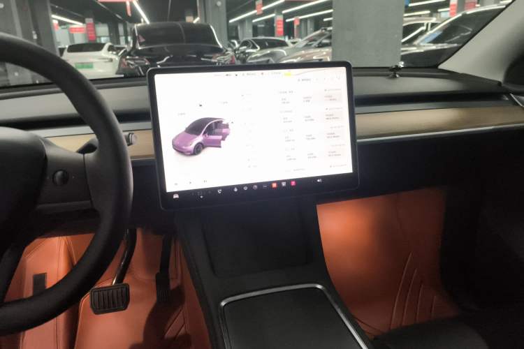 Used Tesla Model Y 2022 Revised Version Rear-Wheel Drive Audio And AC Panel