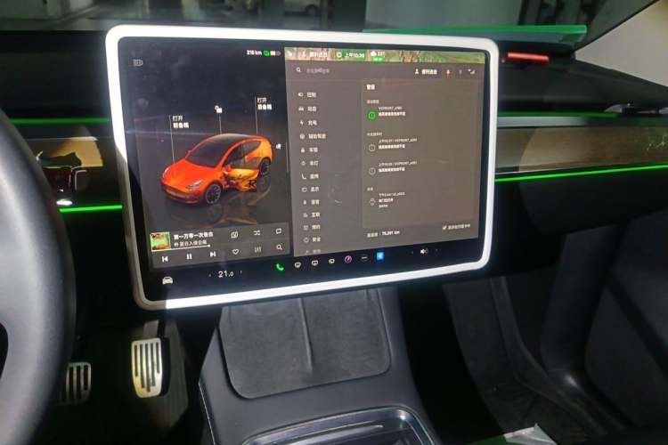 Used Tesla Model Y 2022 Rear-Wheel-Drive Version Audio And AC Panel