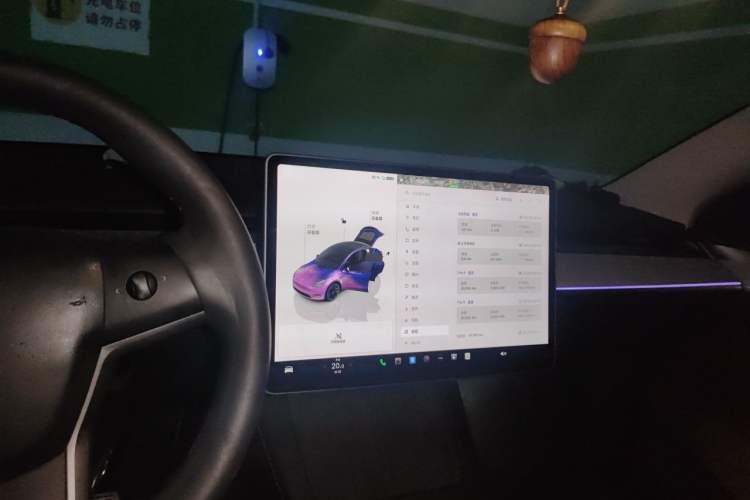 Used Tesla Model Y 2022 Revised Version Rear-Wheel Drive Audio And AC Panel