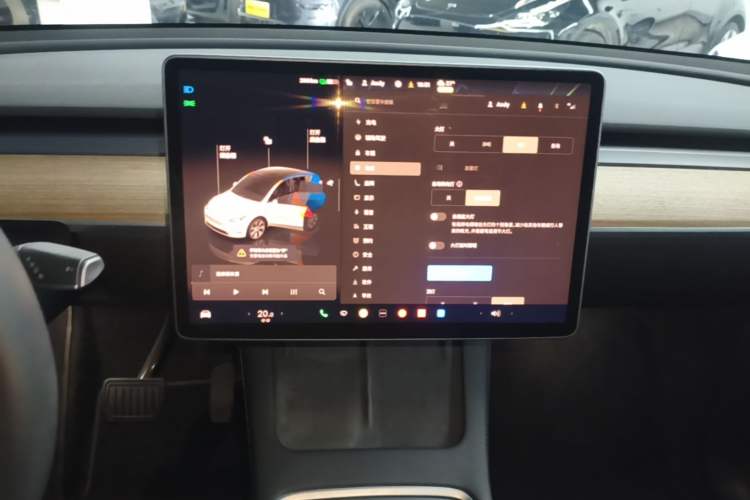 Used Tesla Model Y 2022 Rear-Wheel-Drive Version Audio And AC Panel