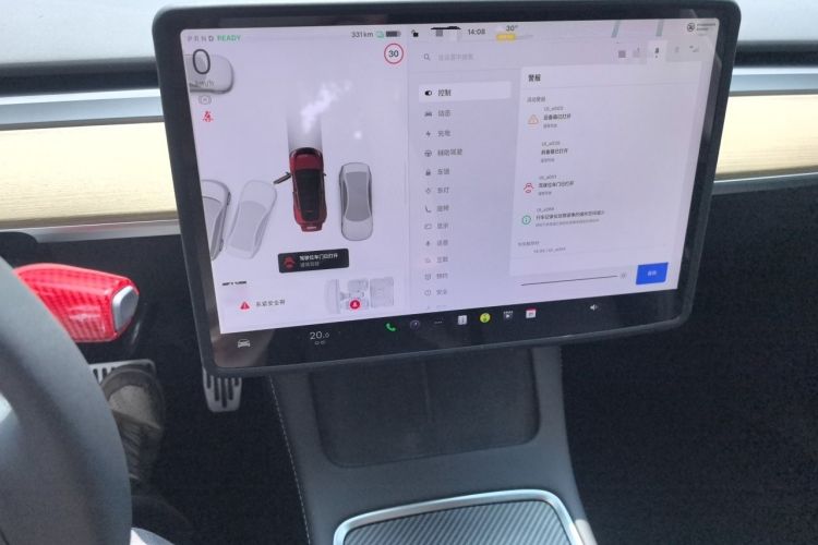 Used Tesla Model Y 2022 Rear-Wheel-Drive Version Audio And AC Panel
