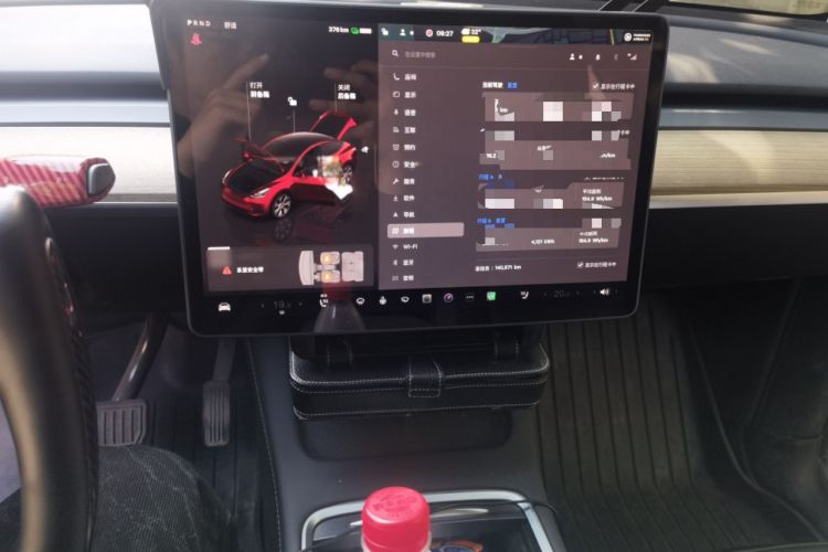 Used Tesla Model Y 2022 Revised Version Rear-Wheel Drive Audio And AC Panel