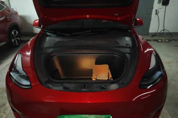 Used Tesla Model Y 2022 Revised Version Long-Range All-Wheel Drive Engine Bay