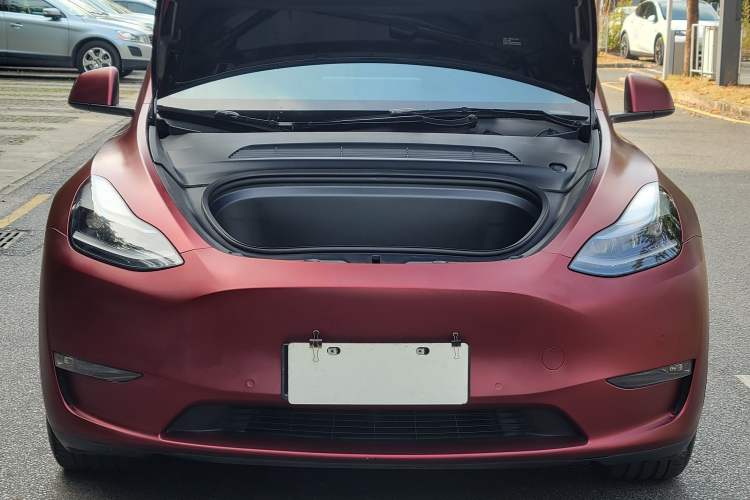 Used Tesla Model Y 2022 Long-Range All-Wheel-Drive Version Engine Bay