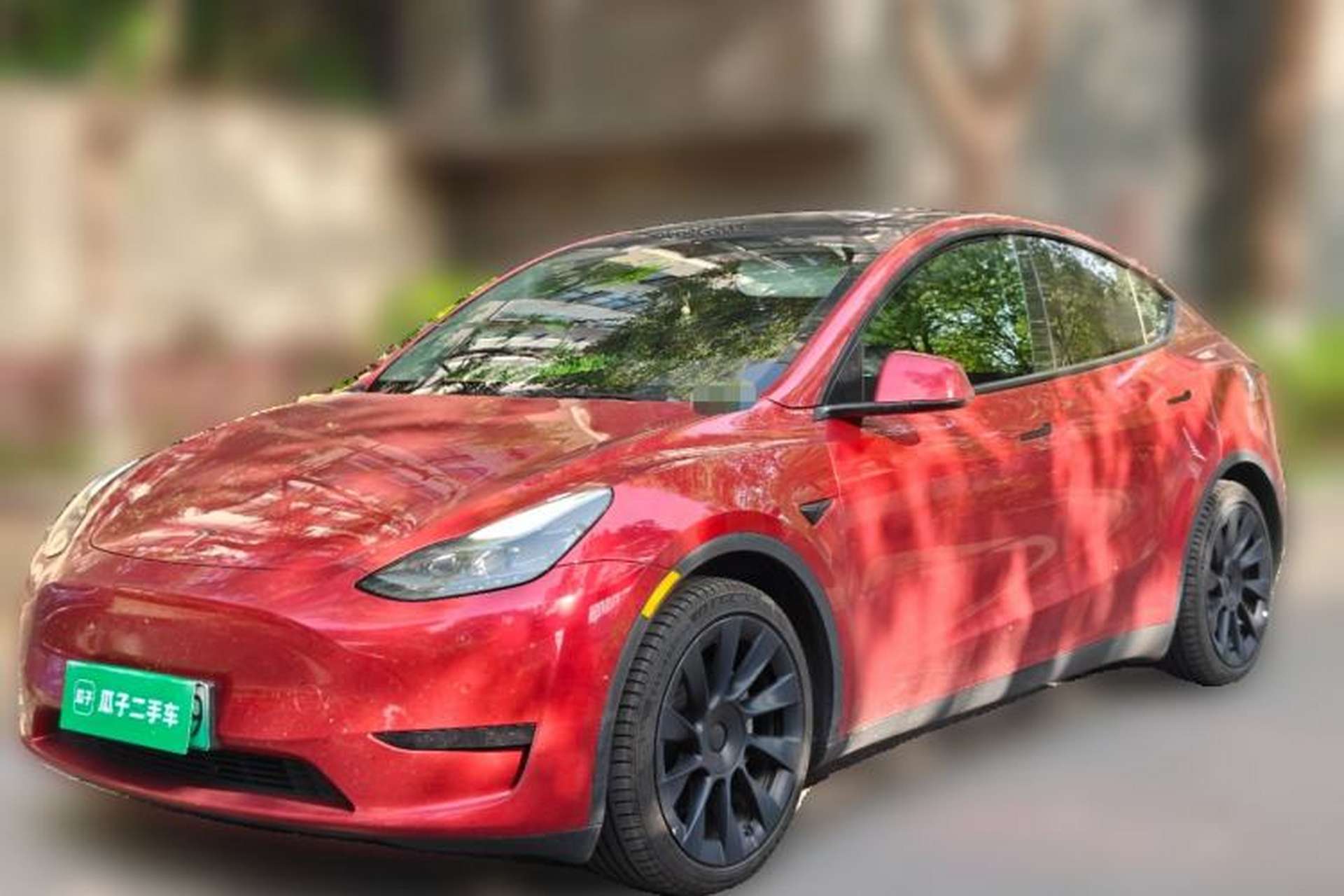 Used Tesla Model Y 2022 Rear-Wheel-Drive Version Front Left 45 Deg