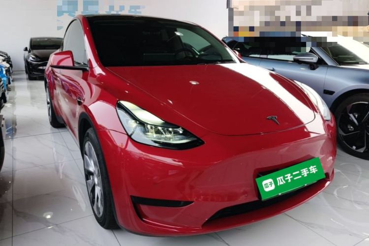 Used Tesla Model Y 2022 Rear-Wheel-Drive Version Front Right 45 Deg