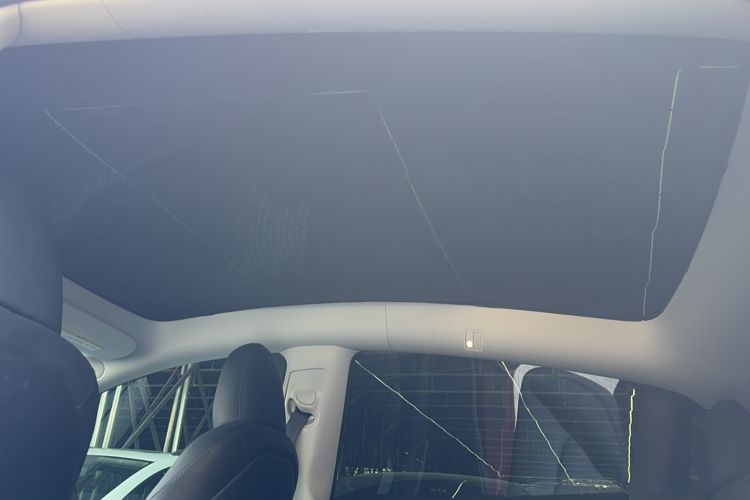 Used Tesla Model Y 2022 Revised Version Long-Range All-Wheel Drive Headliner