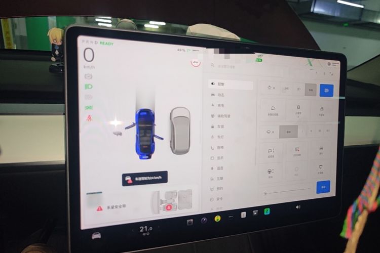 Used Tesla Model Y 2022 Performance High-Performance All-Wheel-Drive Version Instrument Cluster