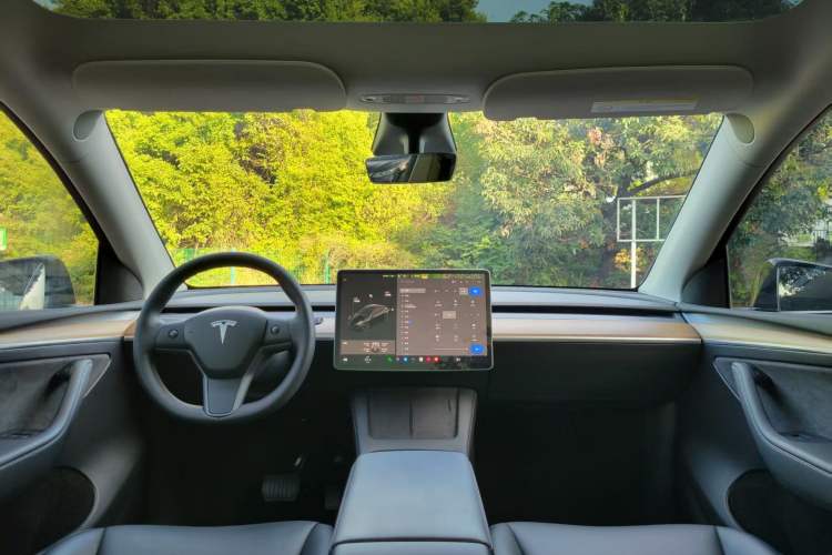 Used Tesla Model Y 2022 Long-Range All-Wheel-Drive Version Interior 4
