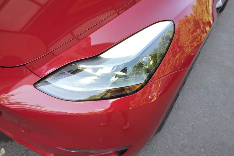 Used Tesla Model Y 2022 Performance High-Performance All-Wheel-Drive Version Left Front Headlight
