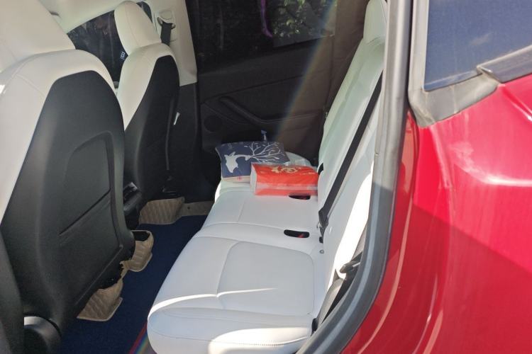 Used Tesla Model Y 2022 Performance High-Performance All-Wheel-Drive Version Left Rear Seat