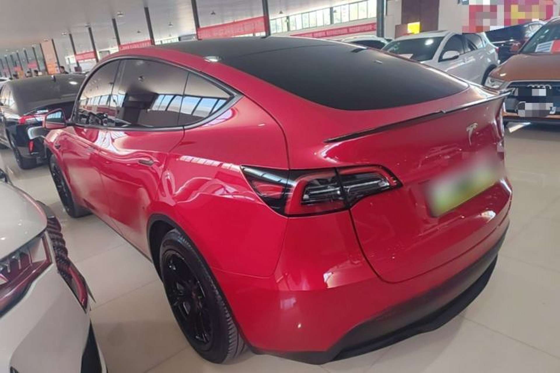 Used Tesla Model Y 2022 Revised Version Rear-Wheel Drive Rear Left 45 Deg