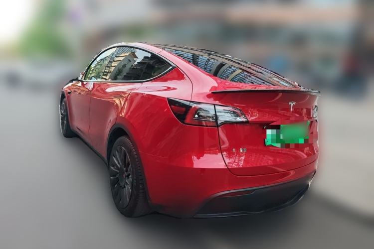 Used Tesla Model Y 2022 Rear-Wheel-Drive Version Rear Left 45 Deg
