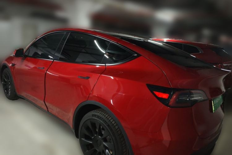 Used Tesla Model Y 2022 Revised Version Long-Range All-Wheel Drive Rear Left 45 Deg