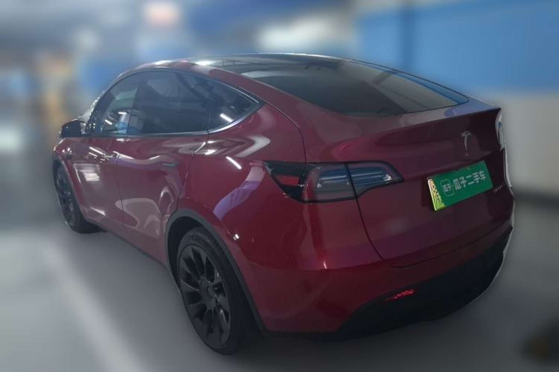 Used Tesla Model Y 2022 Revised Version Long-Range All-Wheel Drive Rear Left 45 Deg