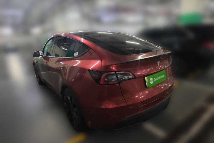 Used Tesla Model Y 2022 Performance High-Performance All-Wheel-Drive Version Rear Left 45 Deg