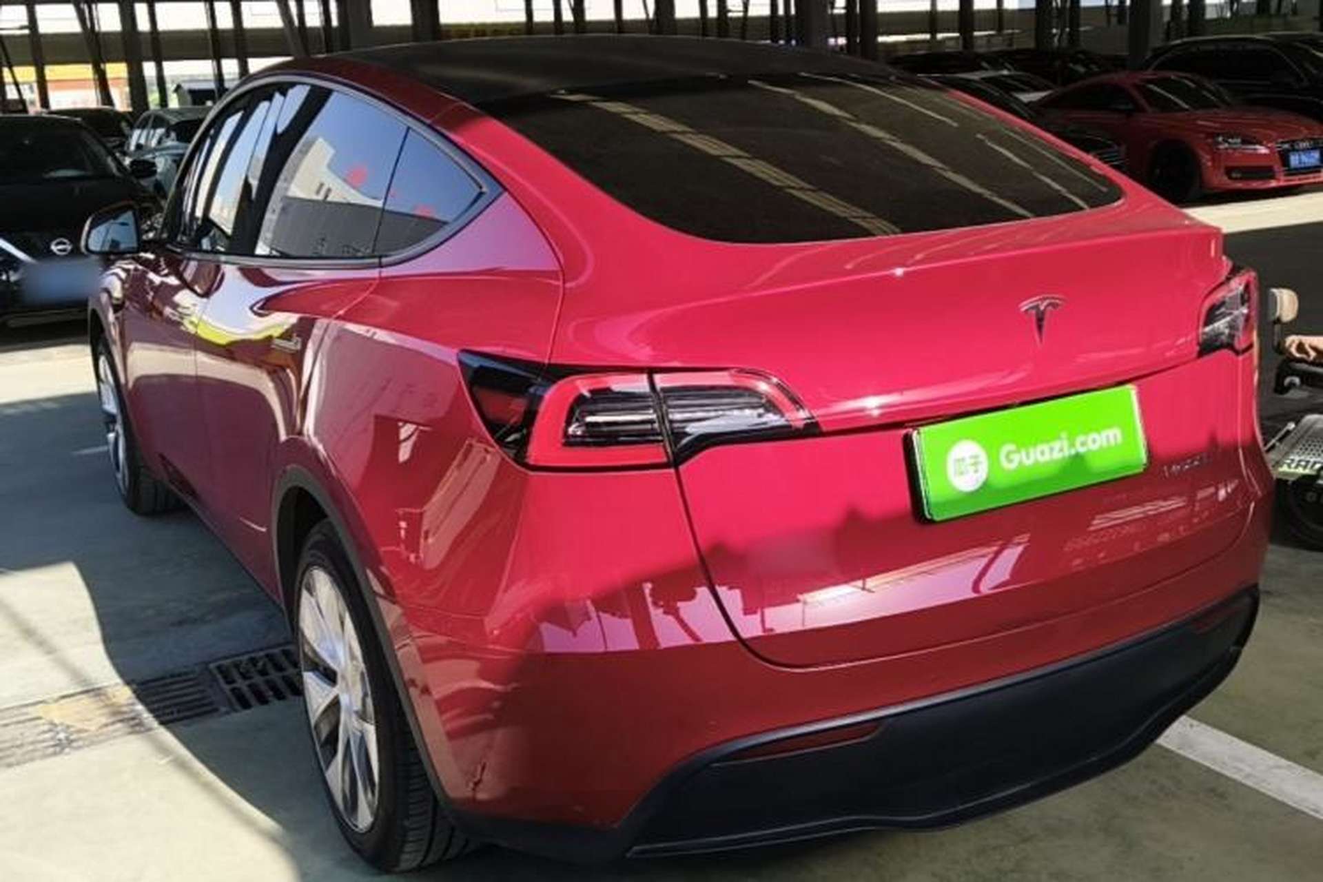 Used Tesla Model Y 2022 Revised Version Rear-Wheel Drive Rear Left 45 Deg