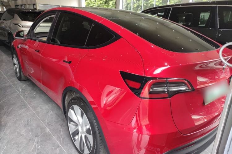 Used Tesla Model Y 2022 Revised Version Rear-Wheel Drive Rear Left 45 Deg
