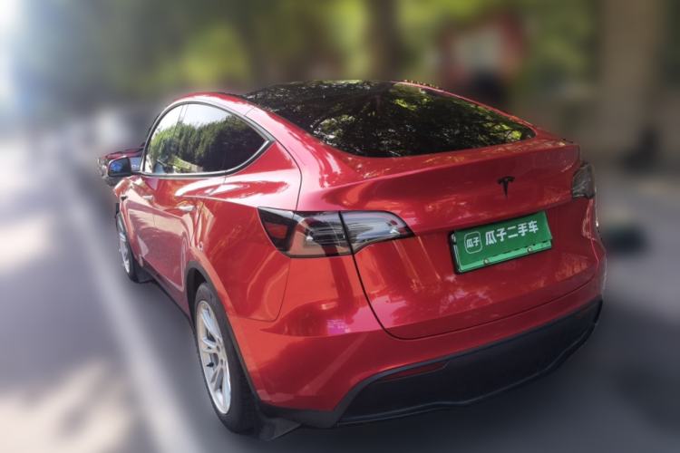 Used Tesla Model Y 2022 Revised Version Rear-Wheel Drive Rear Left 45 Deg