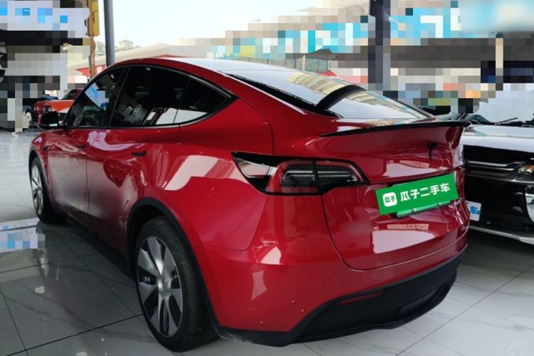 Used Tesla Model Y 2022 Rear-Wheel-Drive Version Rear Left 45 Deg